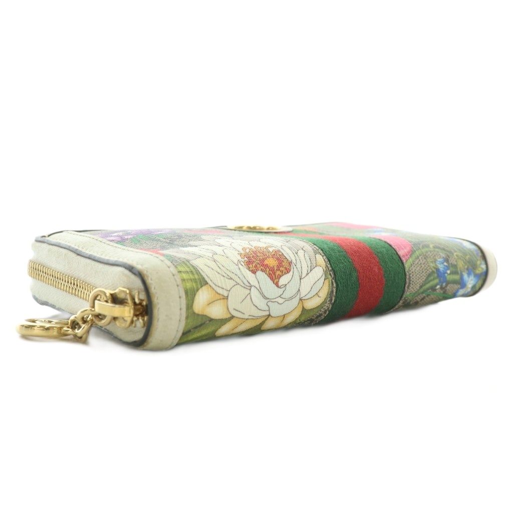 グッチ　マーモント オフィディア シェリーライン フローラ　ラウンドファスナー グッチ GUCCI オフィディア フローラ GGマーモント 長財布