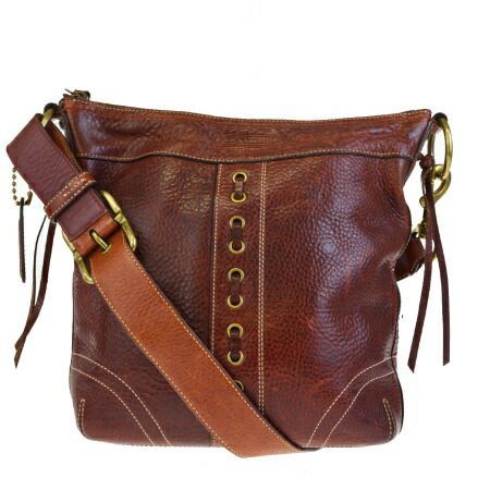 【中古】 中美品 コーチ COACH ショルダーバッグ ボルドーレッド レザー 10399 08HB331