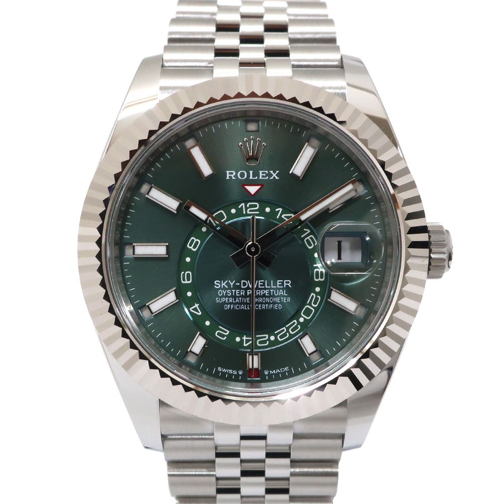 天白】ROLEX ロレックス スカイドゥエラー 336934 グリーン 緑 天白】ROLEX ロレックス スカイドゥエラー 336934 グリーン 緑