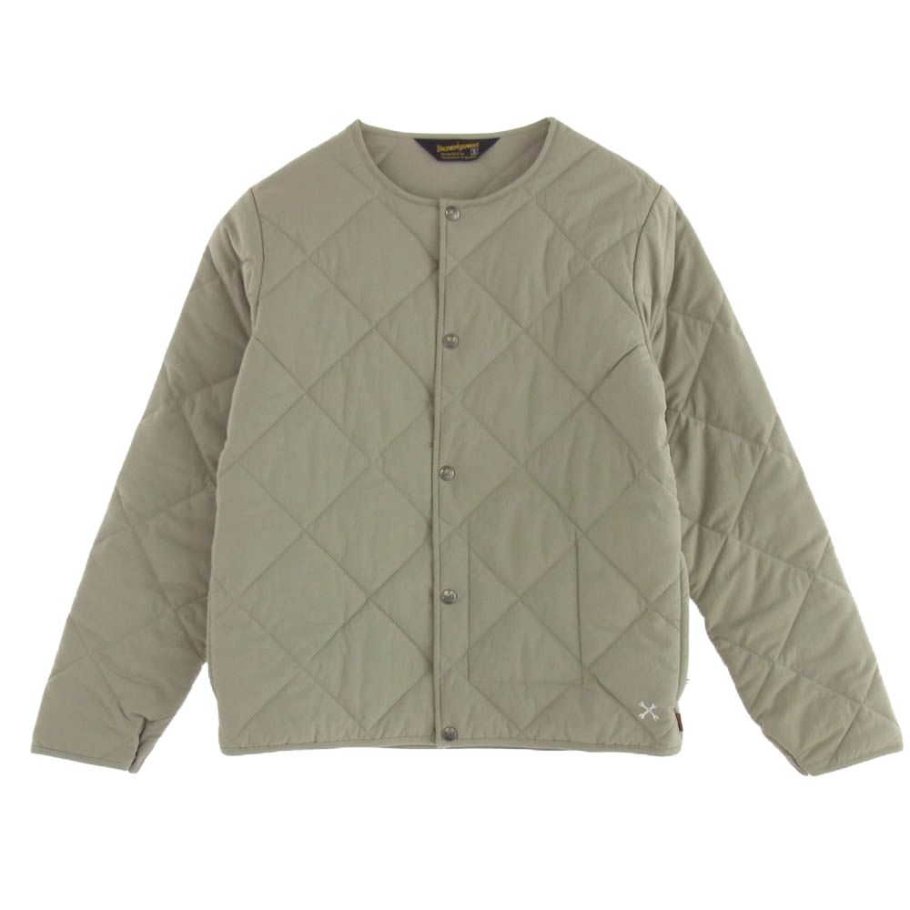 ブルコ BLUCO 20AW Ol-070-020 QUILTING LINNER キルティングライナー ストレッチ ジャケット グレー系 S【中古】