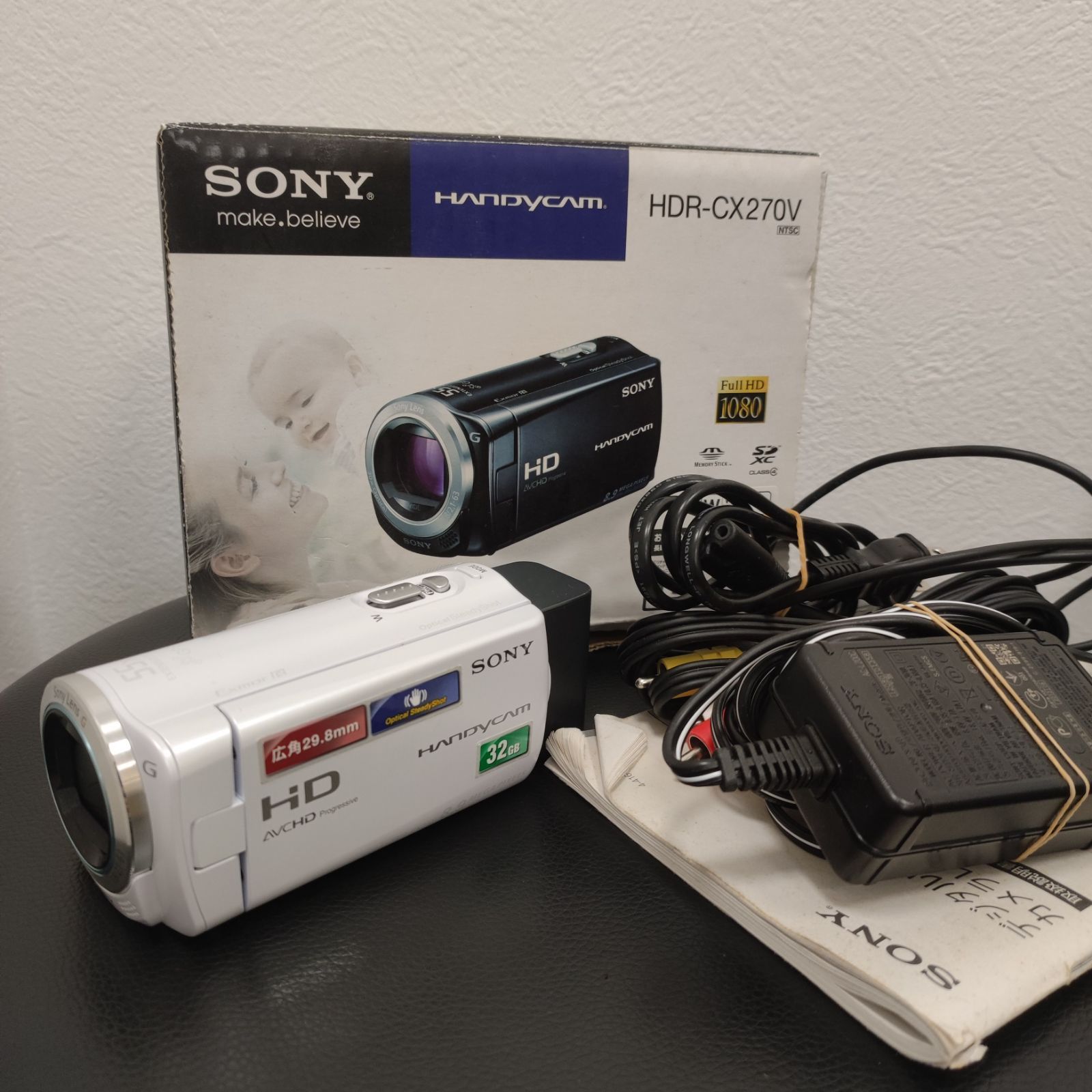 SONY ビデオカメラ HDR-CX270V ハンディカム 動作確認済 AC