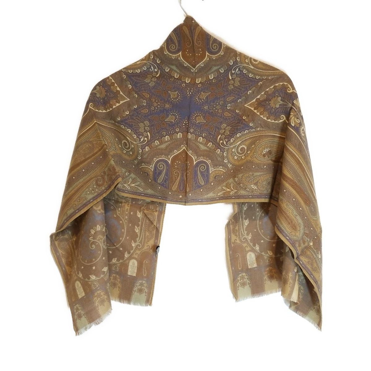 【人気】ETRO エトロ　ストール　ショール　ペイズリー　総柄　シルク　ウール 三越伊勢丹 | ETRO/エトロ_Women通販 | プリント シルク