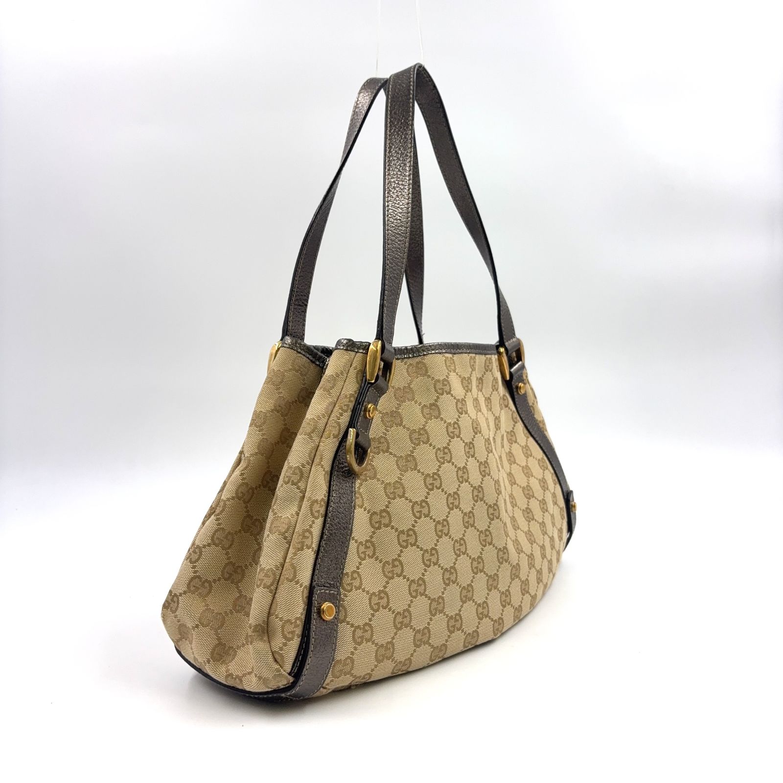 グッチ アビー トート ショルダー バッグ GGキャンバス GUCCI グッチ アビー GGキャンバス トートバッグ - メルカリ