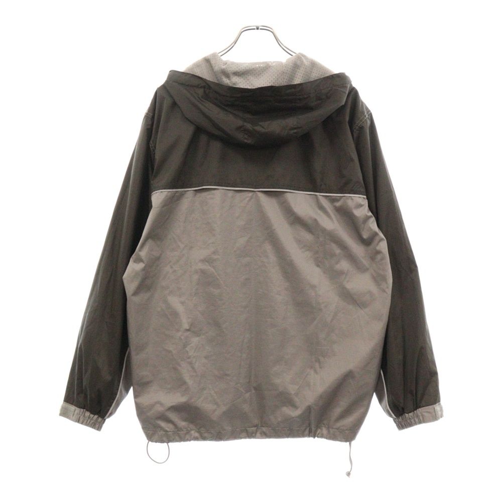 Stussy グレー フード付き ナイロンジャケット S Stussy フード付きナイロンジャケット グレー