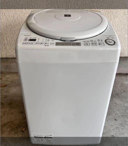 売り尽くしセール◎まとめ 値引き 洗濯乾燥機 SHARP ES-TX8G-W 2025年製造 8㎏ 551