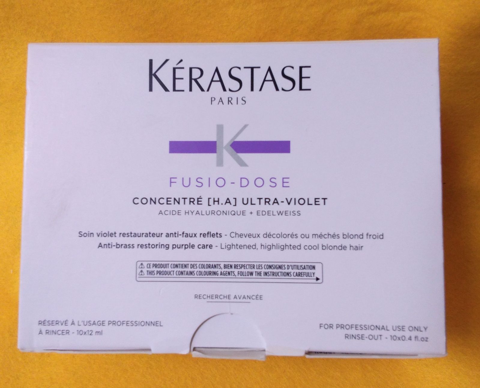 ケラスターゼ BLフュジオドーズ ウルトラバイオレットコンサントレ12mL×10 ケラスターゼ BL フュジオドーズ ウルトラバイオレット