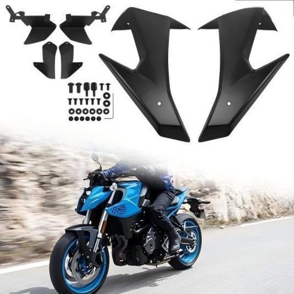 スズキ GSX8S GSX 8S GSX-8S 24-25 オートバイ用フロントウイングスポイラー ウィングレット デフレクター フロントスポーツ ベアメタルに適合