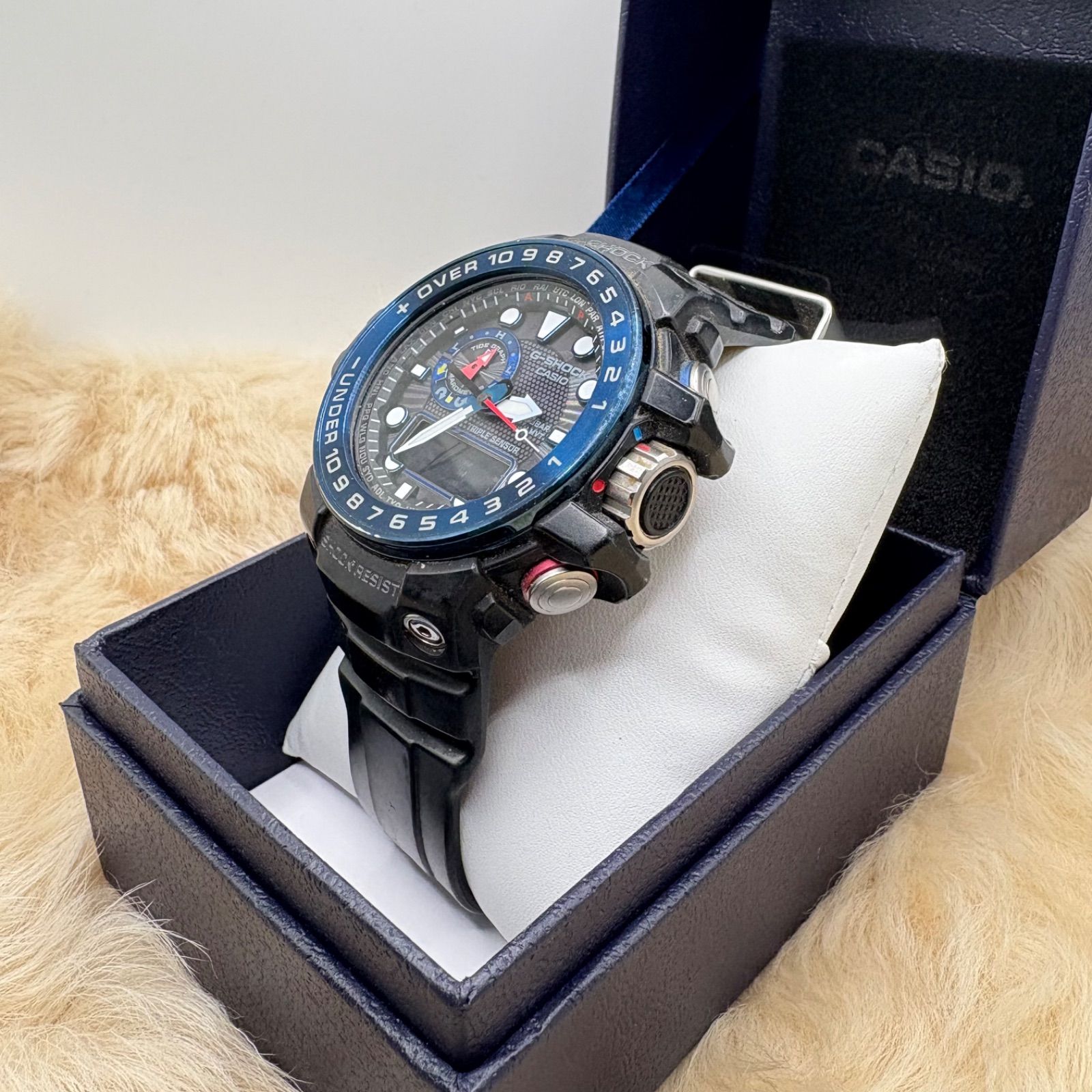 稼働品 CASIO カシオ G-SHOCK ガルフマスター 電波ソーラー MASTER OF 