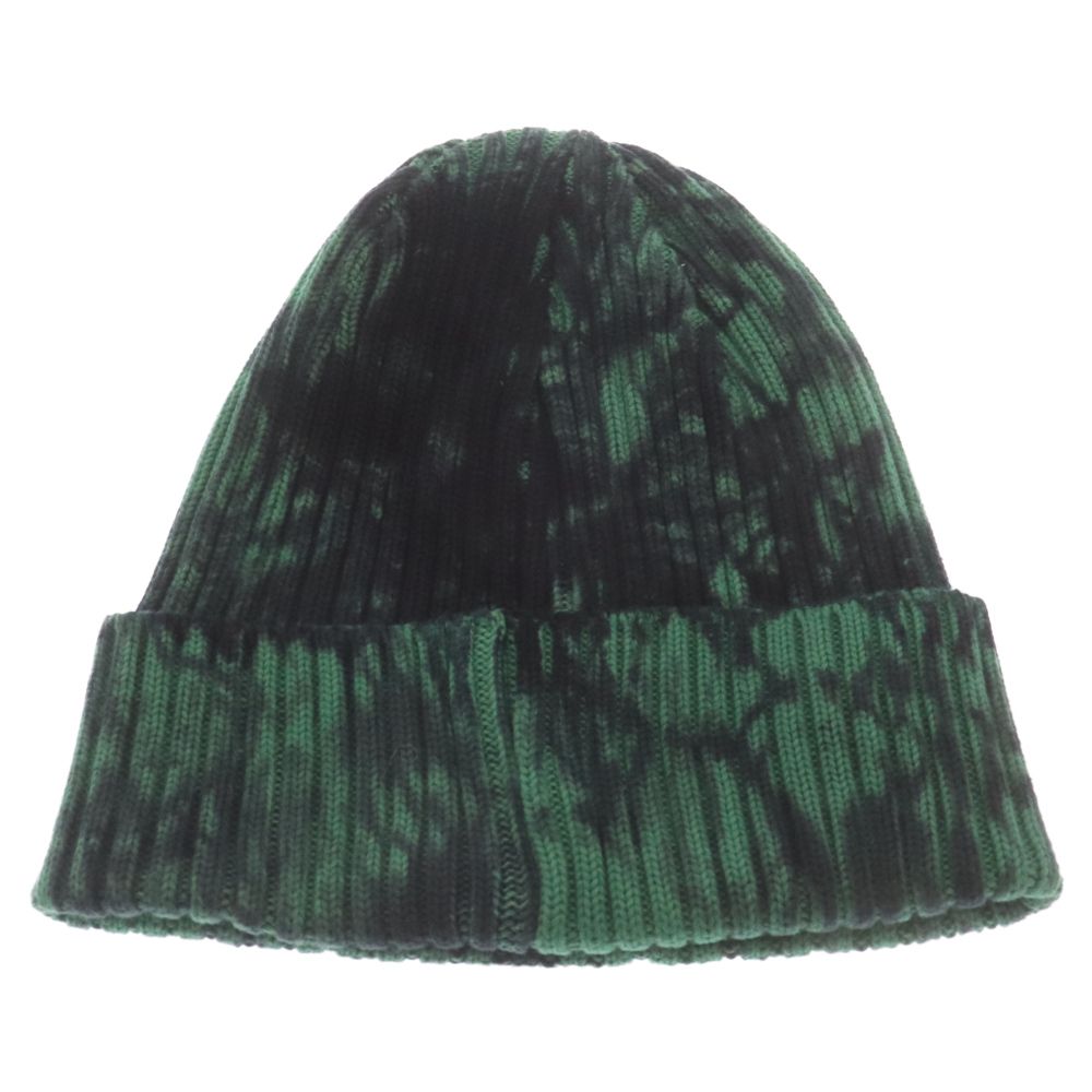 24SS Supreme overdyed beanie greenニット帽