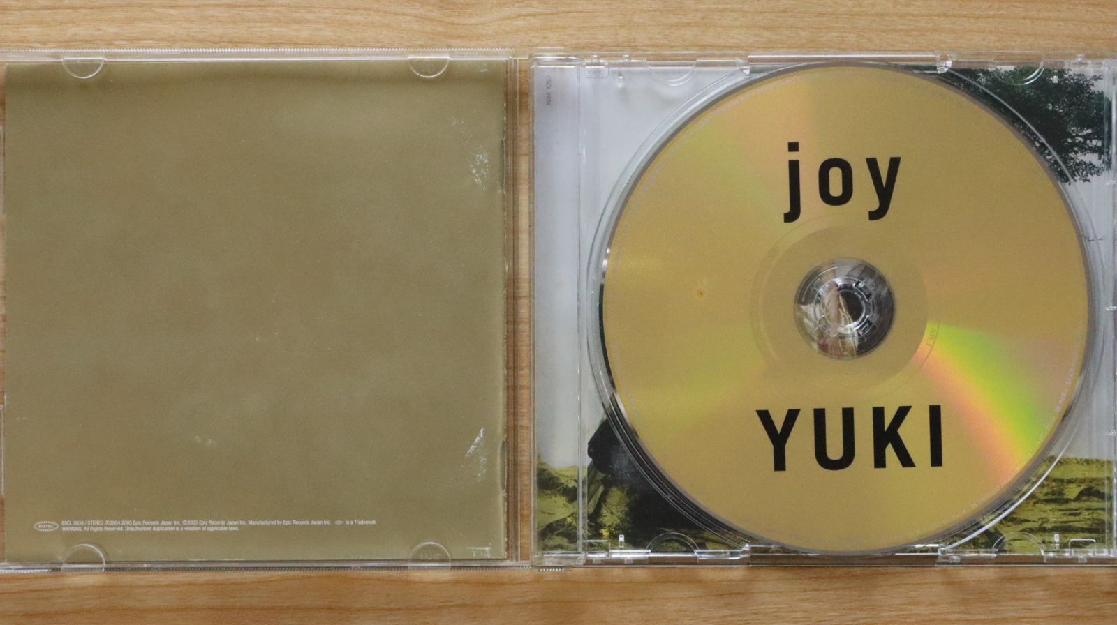 国内盤CD☆ユキ/YUKI□ joy 【ESCL2634/4988010013295】K24221