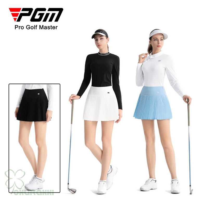 Malbon レディース ゴルフウェア 上下セット 半袖＋Aラインスカート ✨ Malbon レディース ゴルフウェア 上下セット 半袖＋Aライン