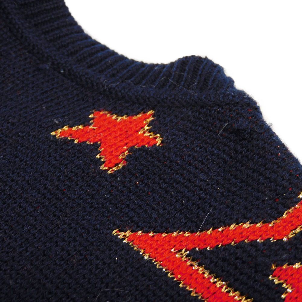 GUCCI グッチ ロゴ スター ノースリーブ ニット キッズ ガールズ  