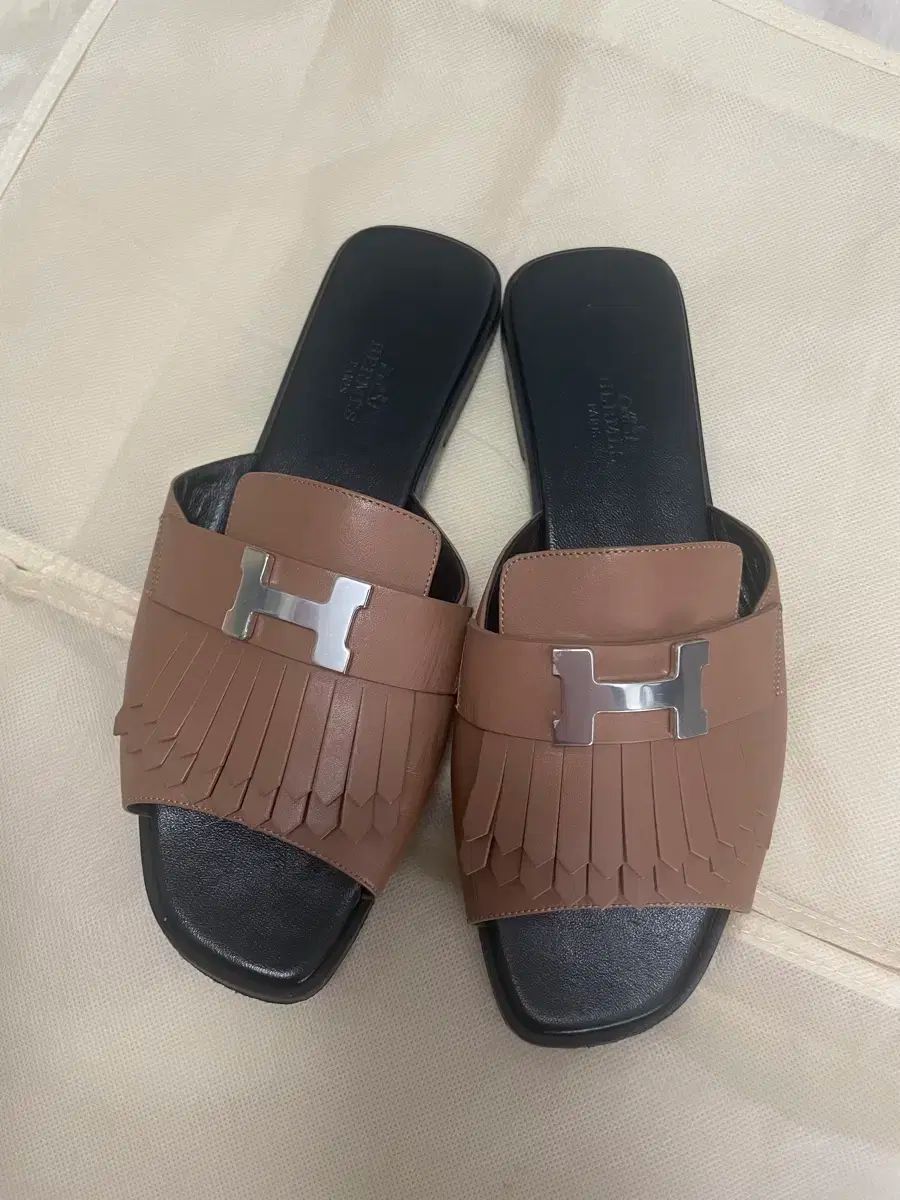 HERMES エルメス おてゆ サンダル スリッパ 38 サイズ
