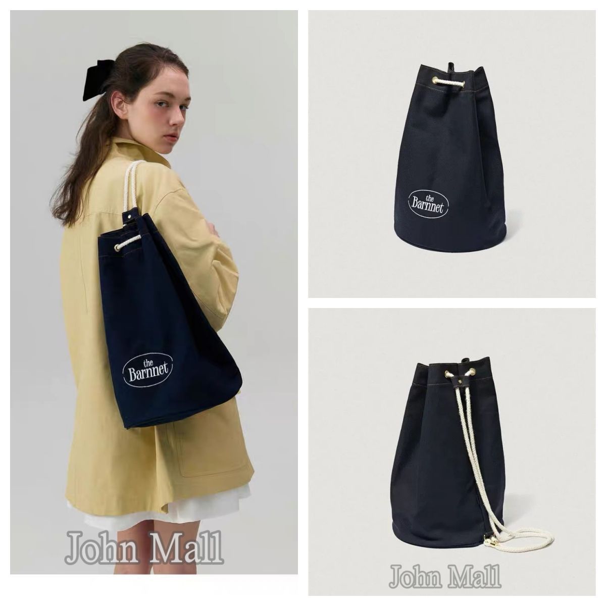 新品 未使用】theBarnnet Drawstring Duffle Bag ザバーネット ダッフルバック - メルカリ