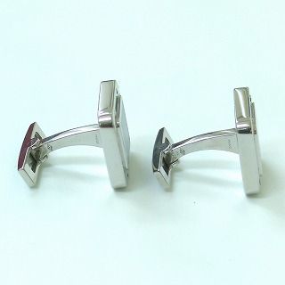 カルティエ カフリンクス Ag925 メタル フランス製 ブラックシルバーカラー Cartier カルティエ カフリンクス Ag925 メタル フランス製