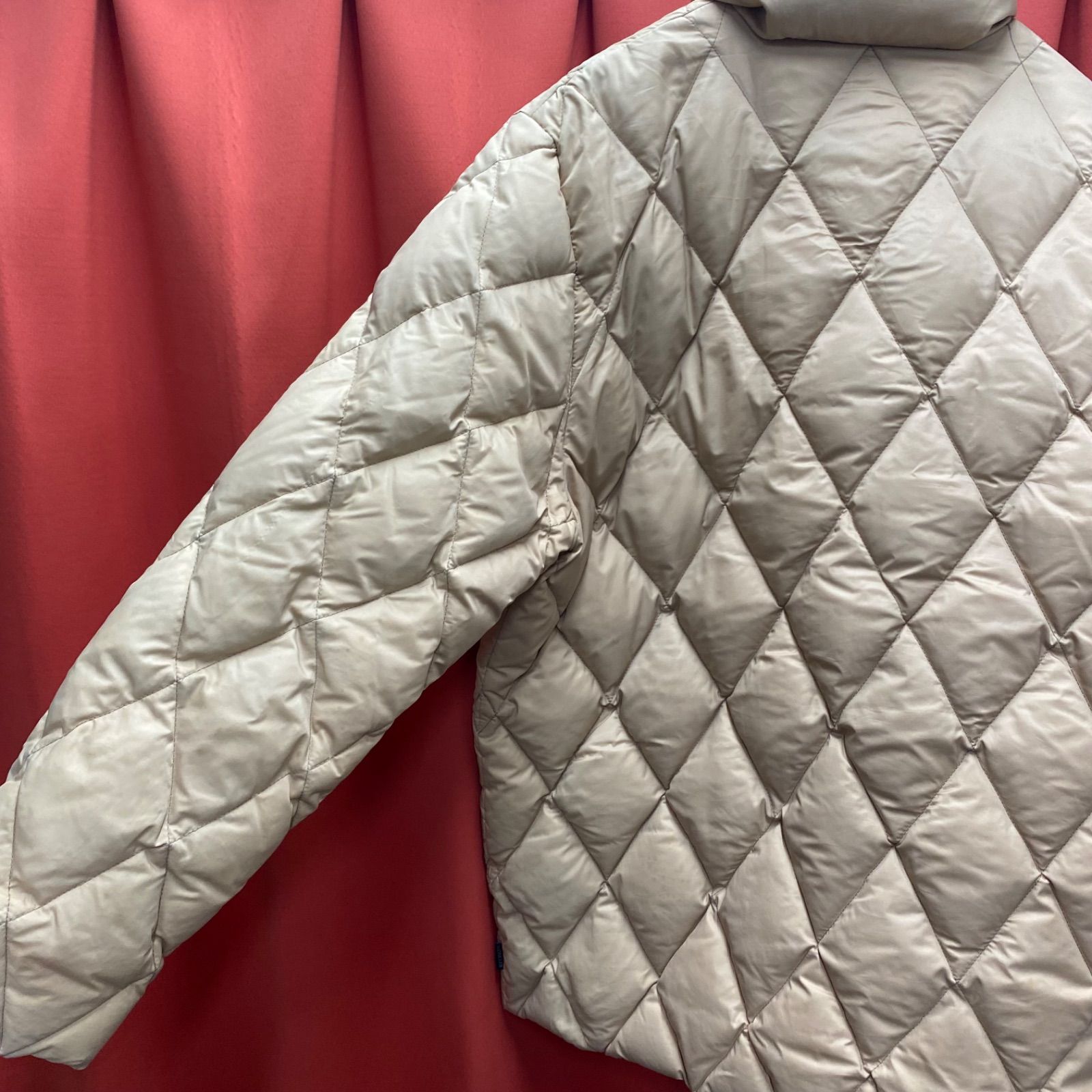 モンクレール LAN ダウンジャケット キルティング ワッペン ベージュ 0 MONCLER モンクレール ダウンジャケット アウター キルティング