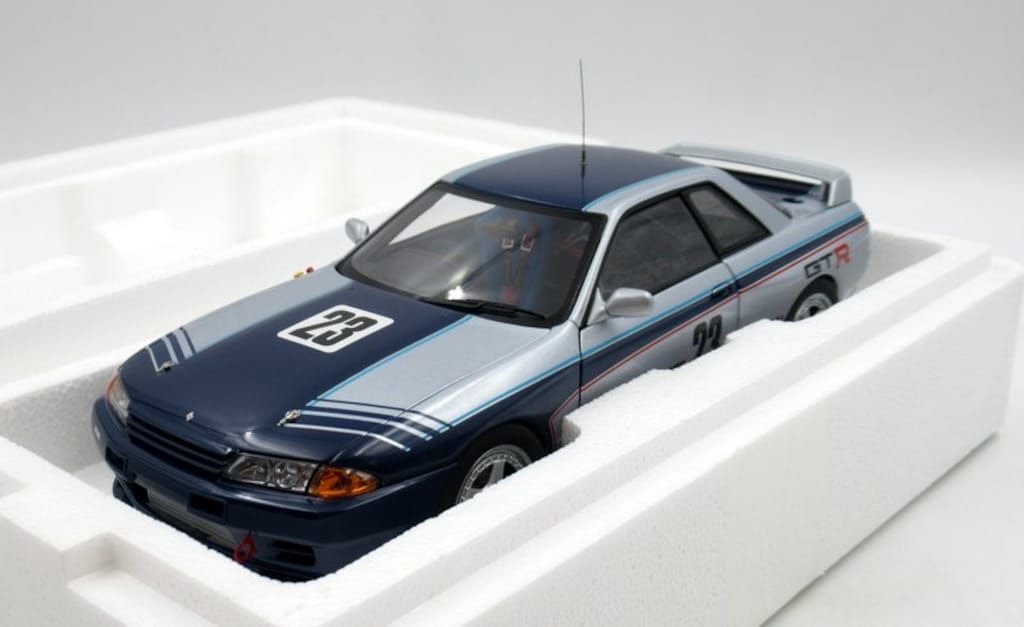 AUTOart 1|18 NISMO MODEL CAR COLLECTION NISSAN R32 GROUP-A RACING PROTOTYPE CAR KWAM1100