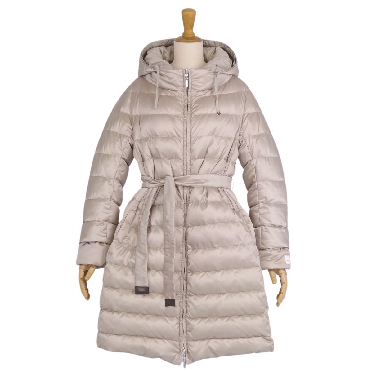 美品 マックスマーラ Max Mara コート 袖2way ダウンコート リバー