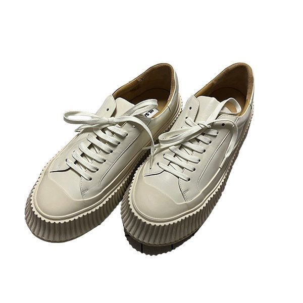 和風 【新品】JIL SANDER スニーカー アイボリー 39 - crumiller.com