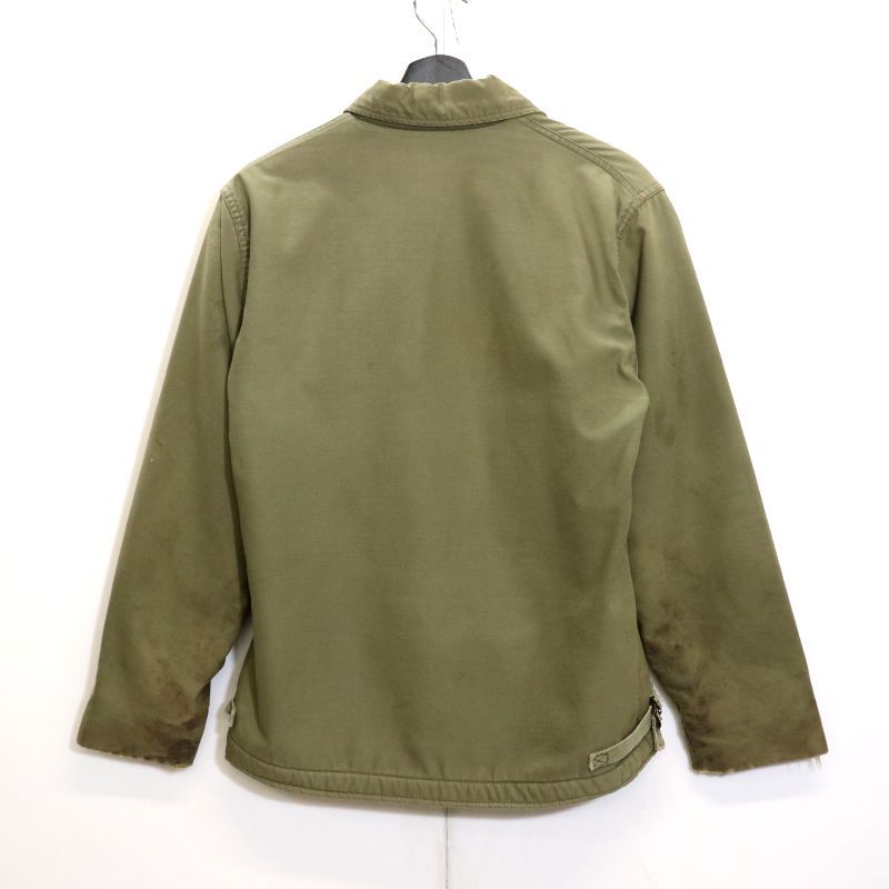 60s USA製 vintage U.S.NAVY A-2 デッキ ミリタリージャケット メンズ
