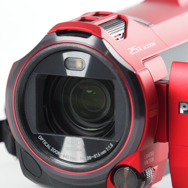  Panasonic パナソニック 4 K ビデオカメラ 64 GB 光学20倍ズーム アーバンレッド HC VX 992 MS R 13788 ビデオカメラ本体 ビデオカメラ