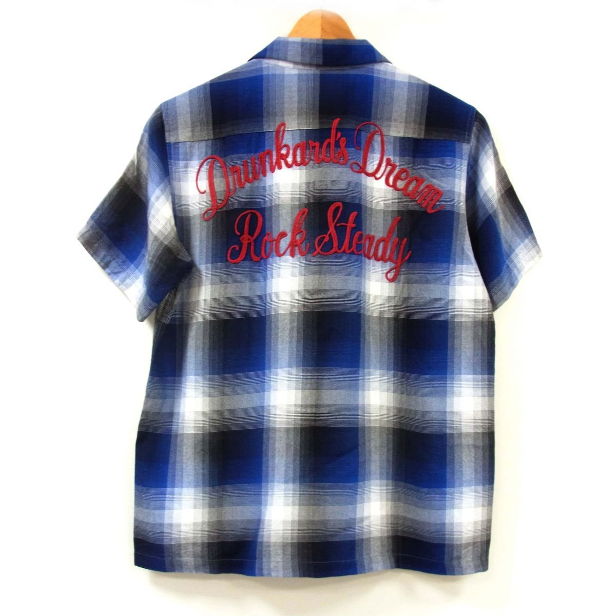 【極美品】wackomariaワコマリアレーヨンオンブレチェックシャツ WACKO MARIA (ワコマリア)】 オンブレチェックシャツ│WACKO