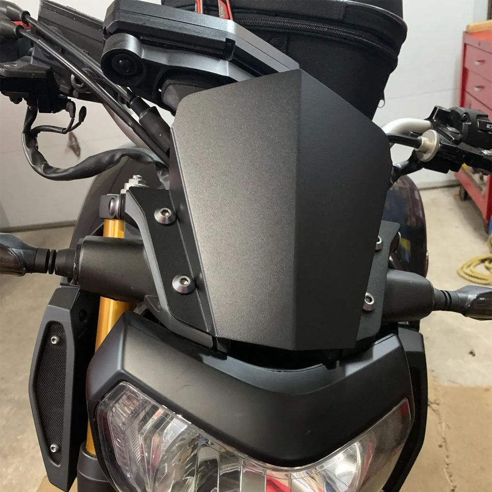 バイク MT09 FZ09 ウィンドシールド バイザー フロント