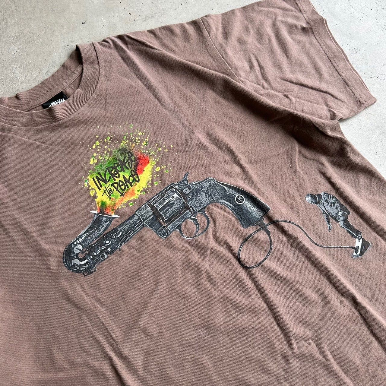 00s OLD STUSSY Increase the Peace Tシャツ L 00s OLD STUSSY Increase the Peace Tシャツ L