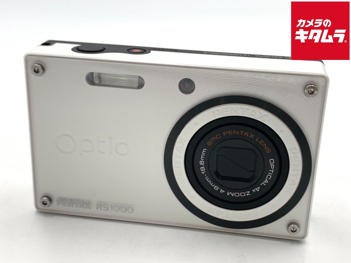 中古】 【並品】 ペンタックス Optio RS1000 パールホワイト