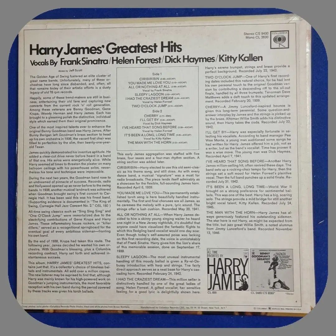 解離 ジェームズ 67 年 アメリカ初版 LP NM M