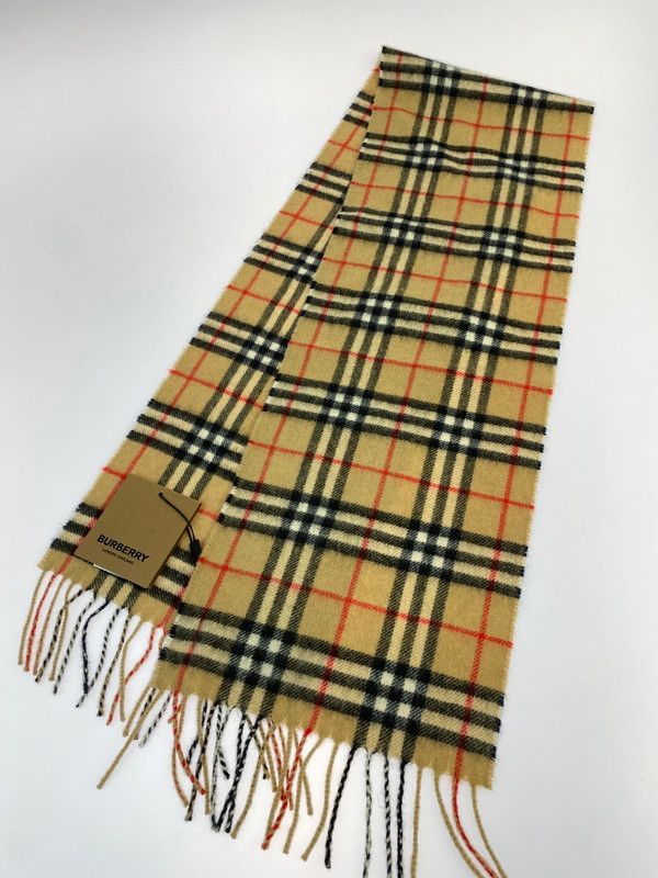 BURBERRY バーバリー LONDON ロンドン カシミヤストール チェック柄 マフラー スカーフ メンズ レディース 183-250602-em-02-min