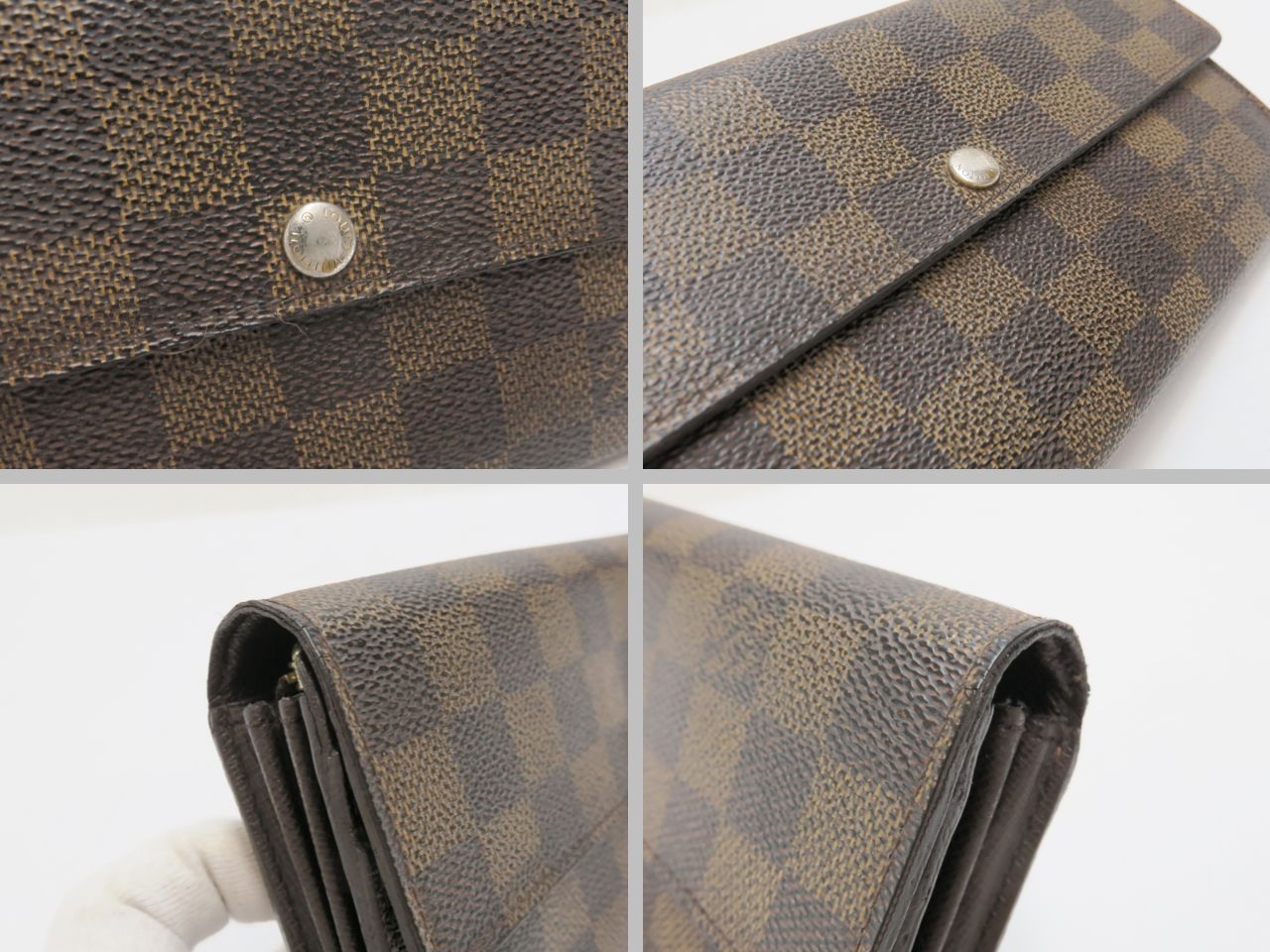 ルイヴィトン　ダミエエベヌ　ポルトフォイユ・サラ　長財布　N61734　LOUIS VUITTON　18688109