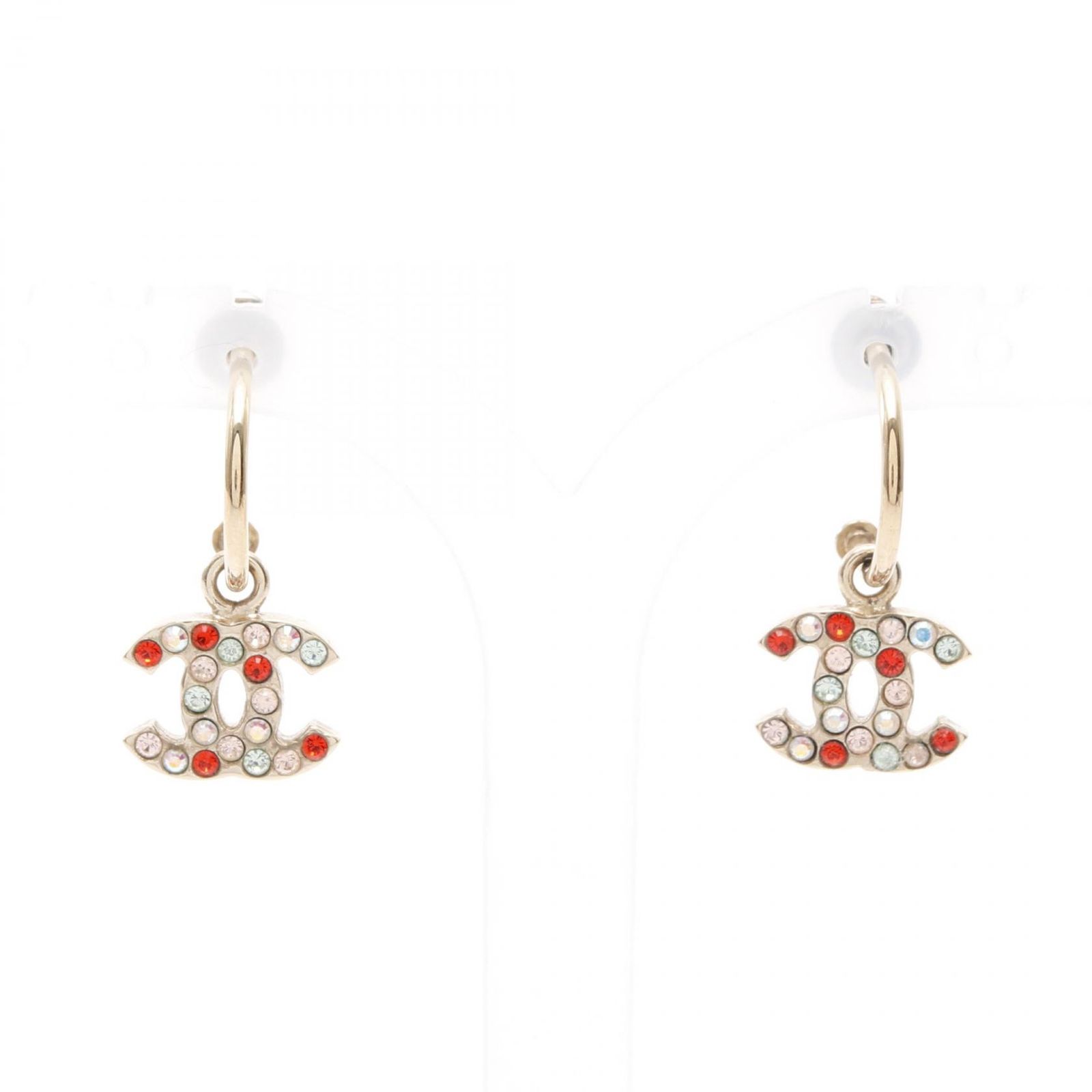 シャネル CHANEL ピアス ココマーク GP ゴールドメッキ ピアス レディース Used B