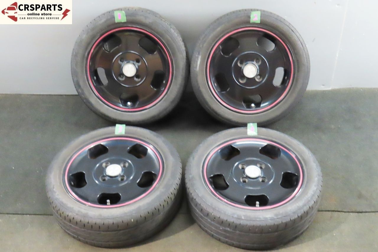 RADIANCE FIVE SLOTK 14インチ 5J 40 4H 100PCD ホイール 4本 オンロード タイヤ No 13733