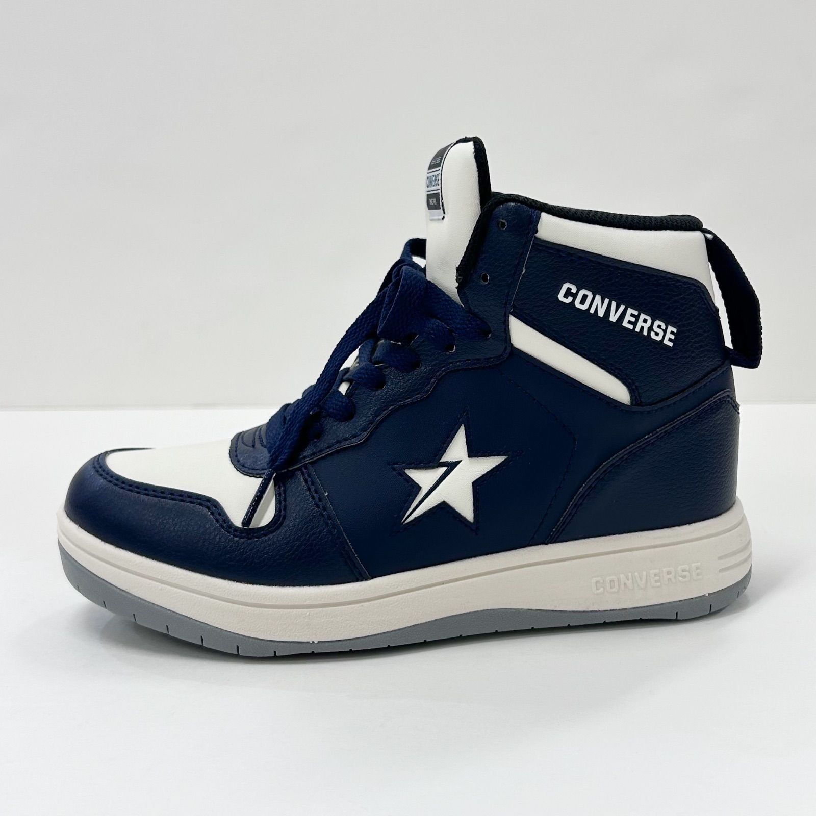 【新品】CONVERSE NEXTAR1360 SC HI コンバースネクスターレディーススニーカーブーツ防水防寒スノトレネイビーホワイト