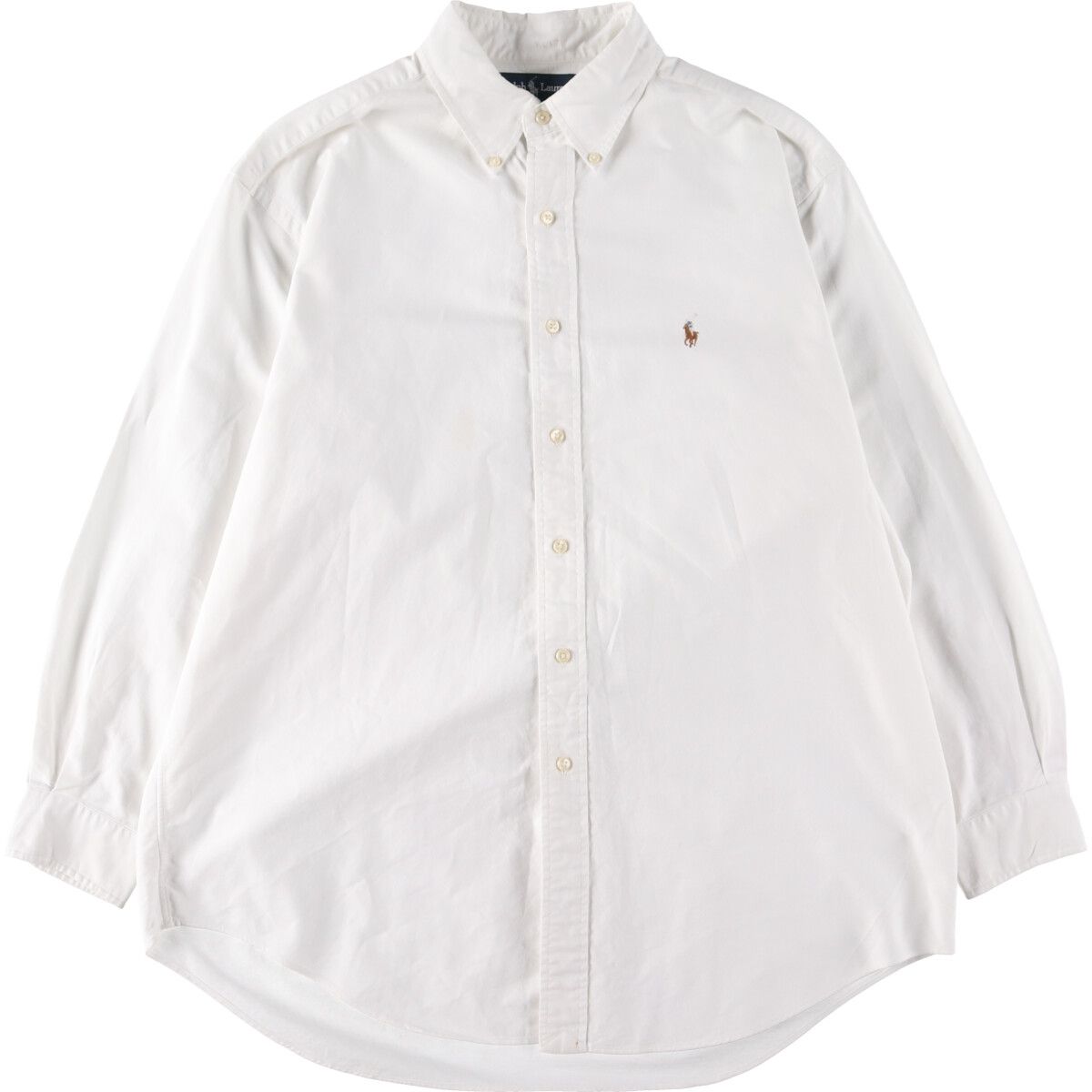 古着 ラルフローレン Ralph Lauren YARMOUTH 長袖 ボタンダウンシャツ メンズL/eaa444319