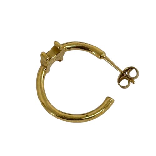 ♪ CELINE セリーヌ トリオンフ アシンメトリー ピアス 片耳 ゴールド