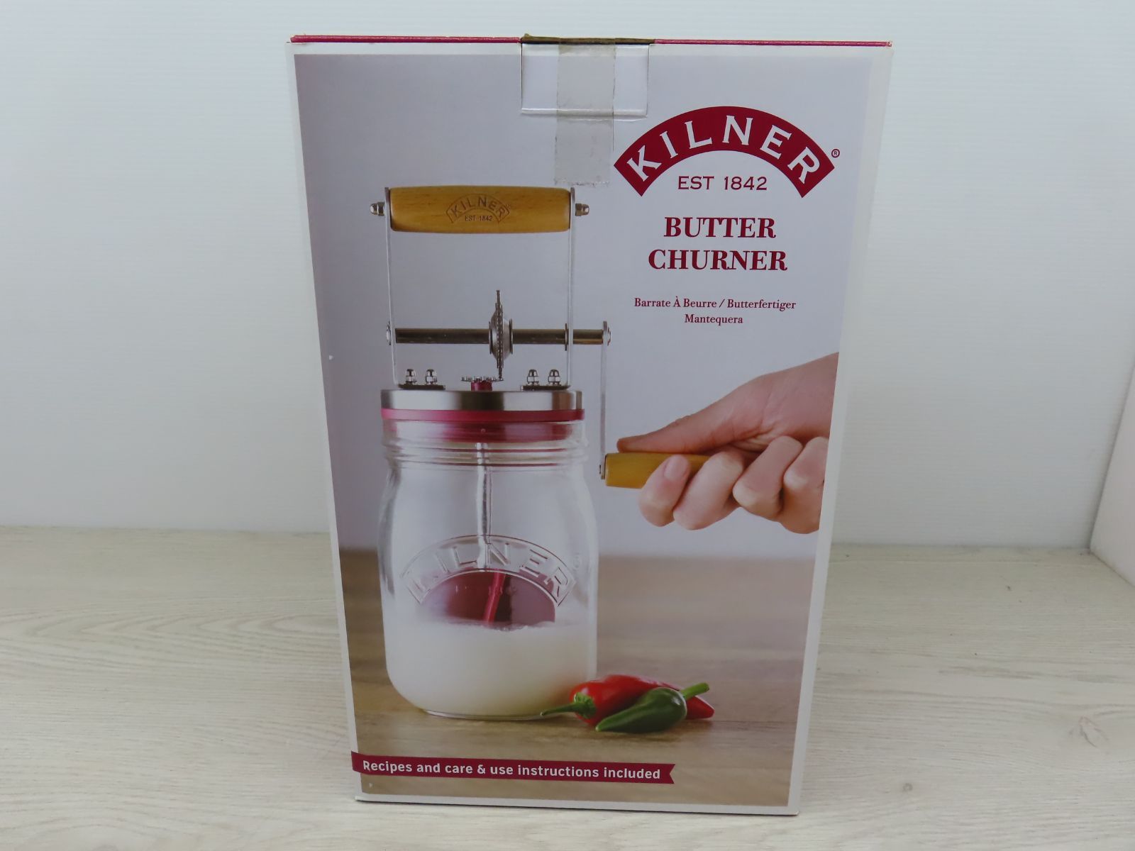 【未使用品】Kilner キルナ―小型手動バターチャナー 自家製バター(B6-211)T