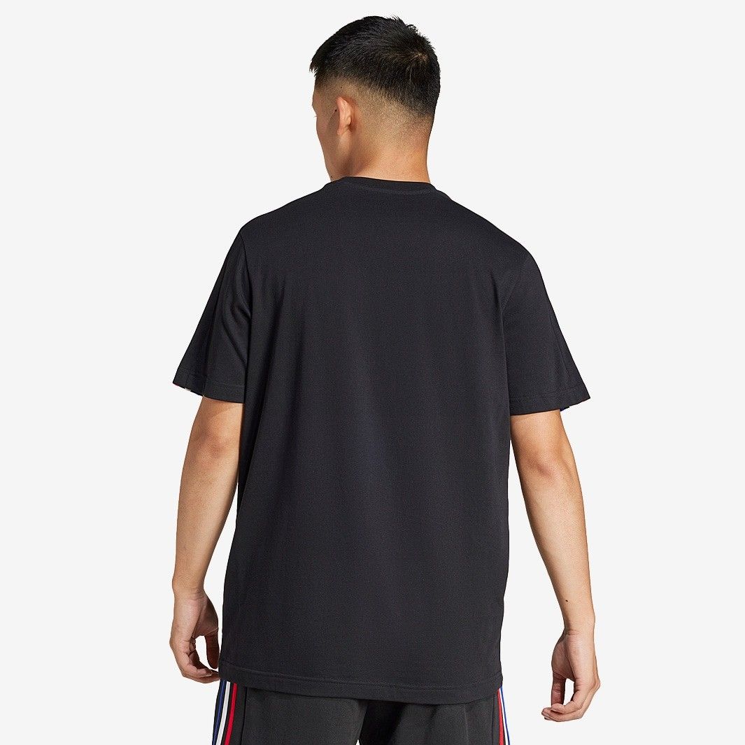 送料無料 匿名配送 アディダス ラグビー フランス代表 Tシャツ 黒 ブラック 公式モデル 日本未発売