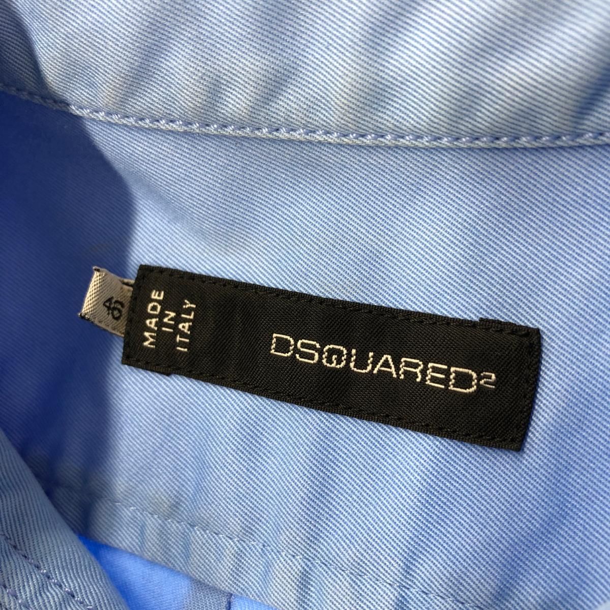 Dsquared2 ディースクエアード ボーイスカウト シャツ サイズ:46  ブルー  メンズ 　241014002894