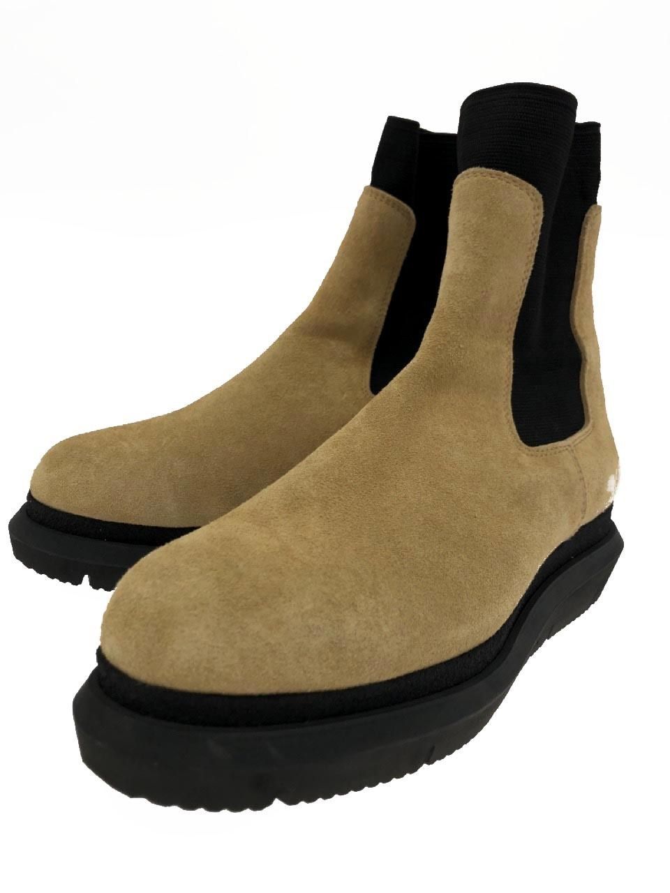 ベージュ 厚底 サイドゴアブーツ　美品 sacai サカイ　チェルシーブーツ ベージュ 厚底 サイドゴアブーツ 美品 sacai サカイ チェルシーブーツ