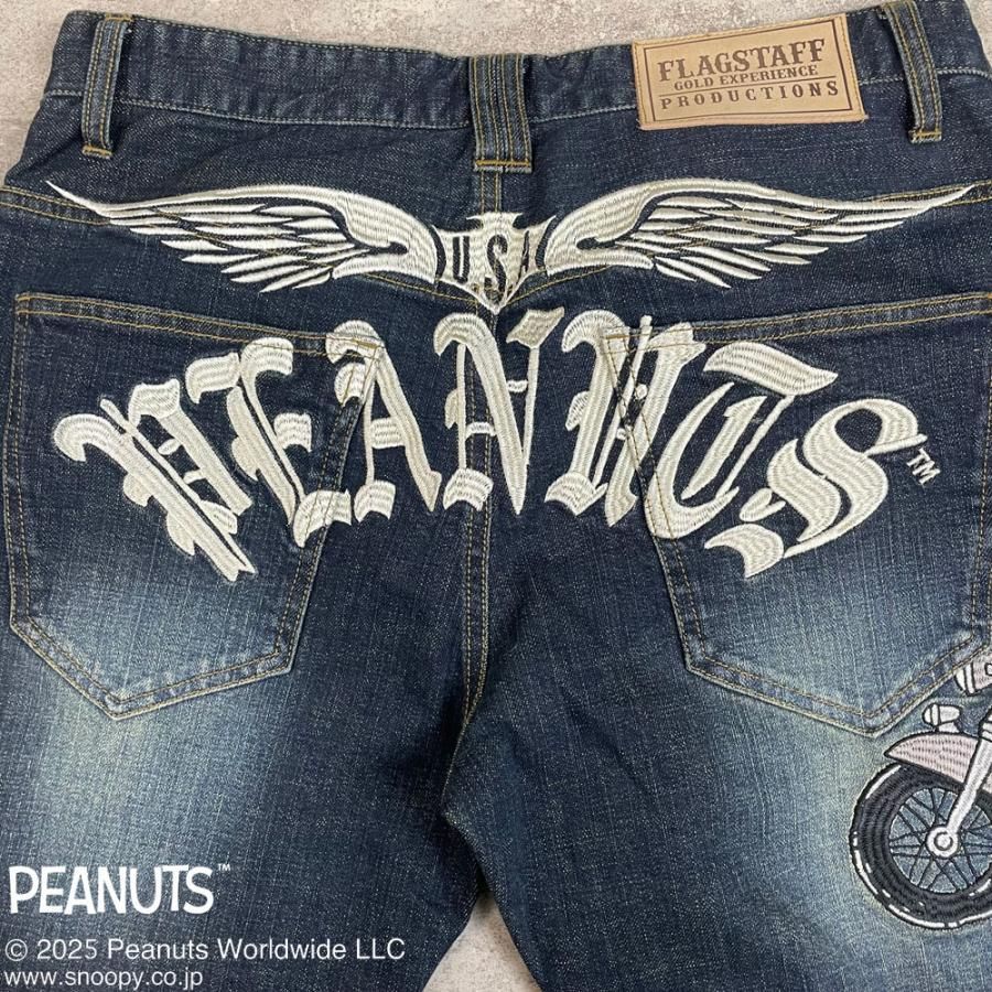 SNOOPY×Flagstaff PEANUTS DENIM PANTS フラッグスタッフ