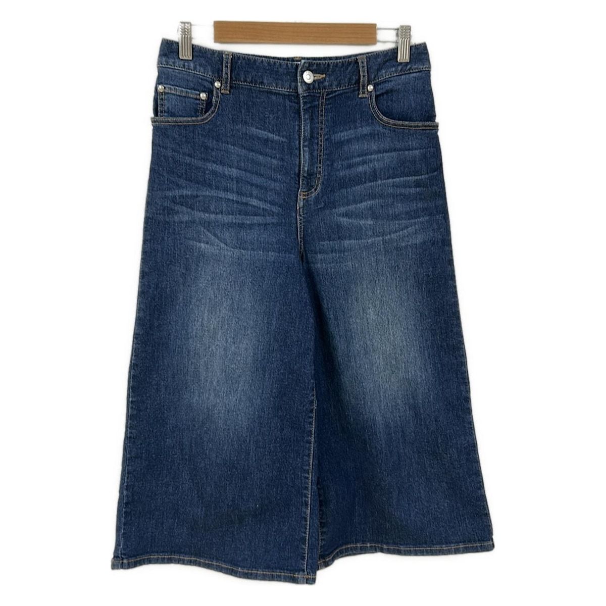 MORABITO モラビト ジーンズ サイズ38 M レディース - ネイビー クロップド 半端丈