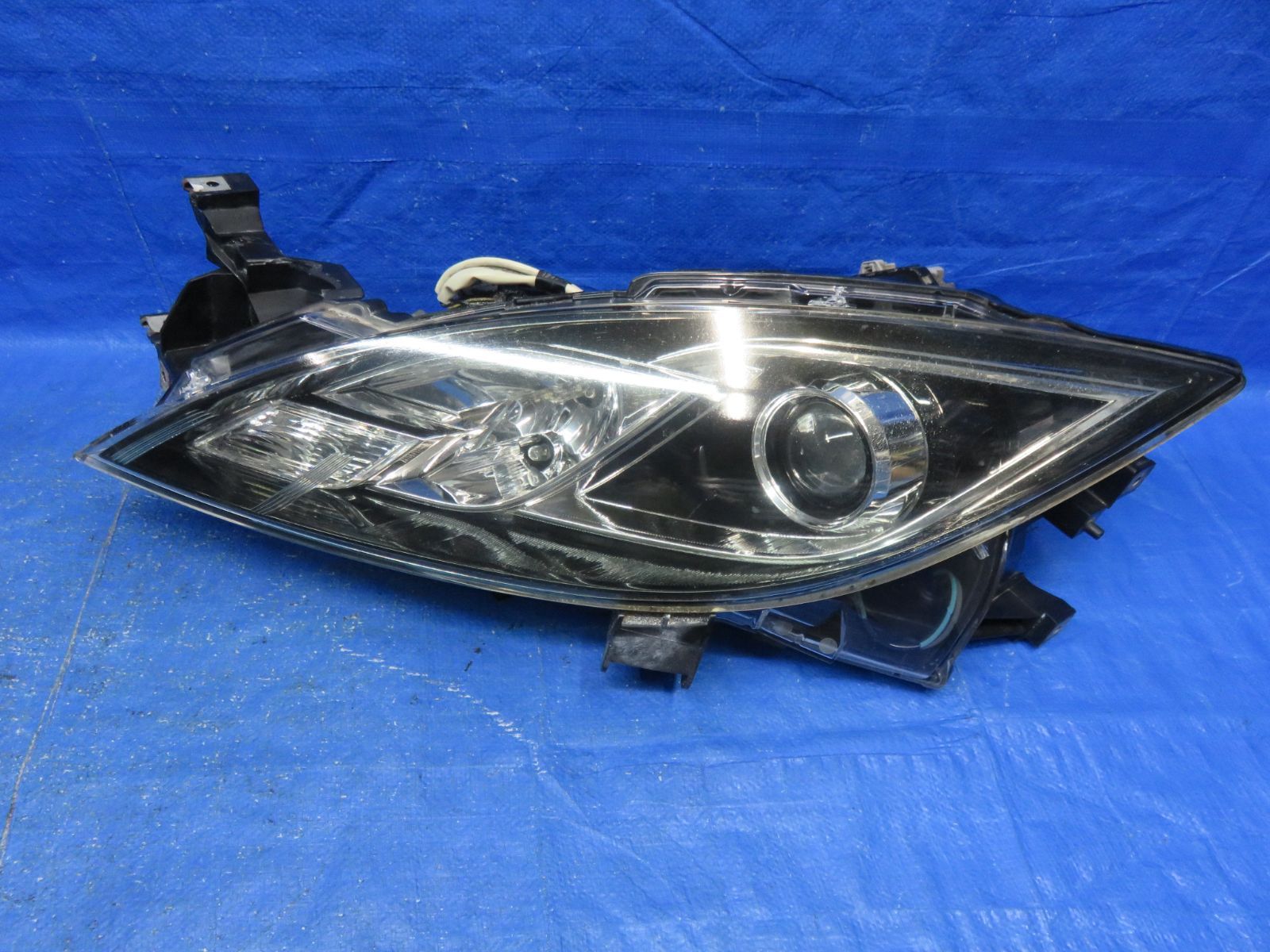 LA6442 点灯OK マツダ アテンザ GH5FW 前期 ヘッドライト HID ヘッドランプ 純正 GAN6-51030 刻印J GH5FP GH5FS GHEFP