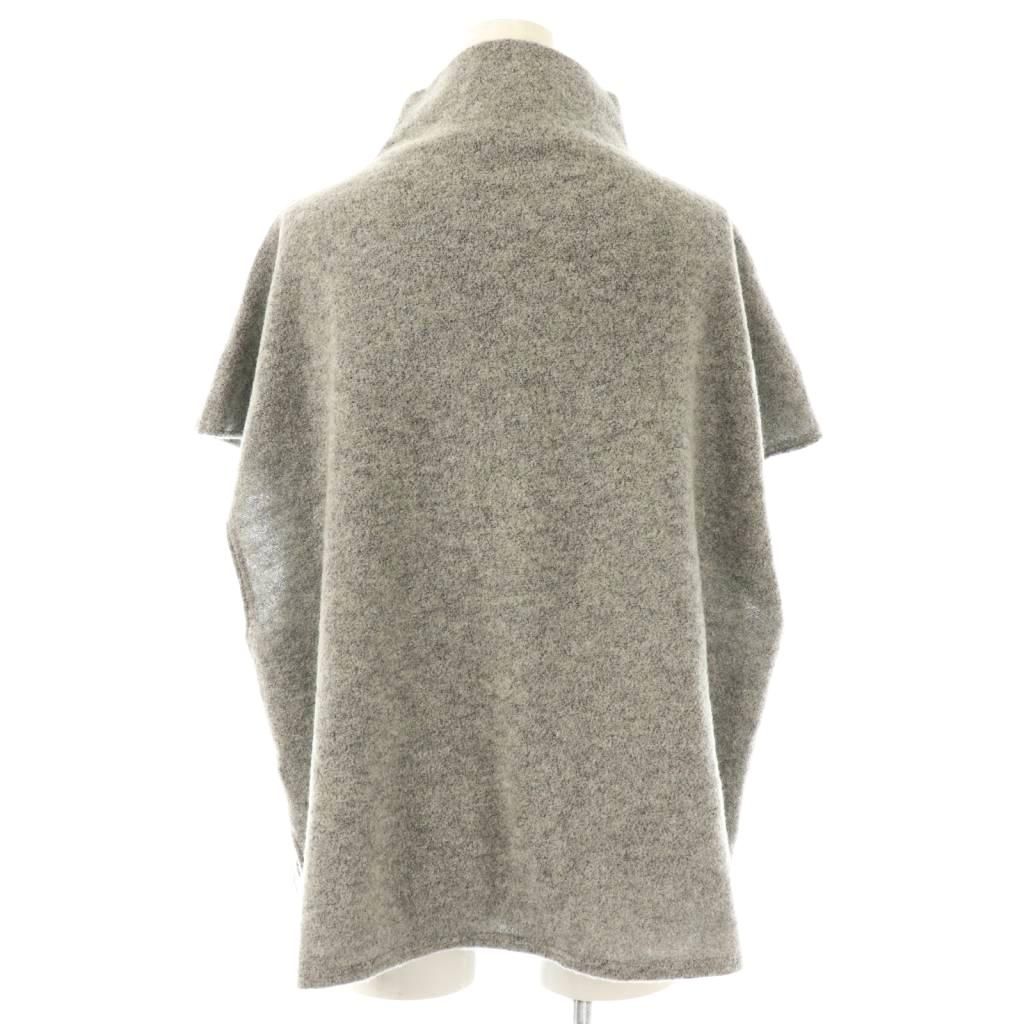 ギャルリーヴィー GALERIE VIE トゥモローランド 24 AW ファインブークレー ミドルネックベスト プルオーバー F グレー DF OS