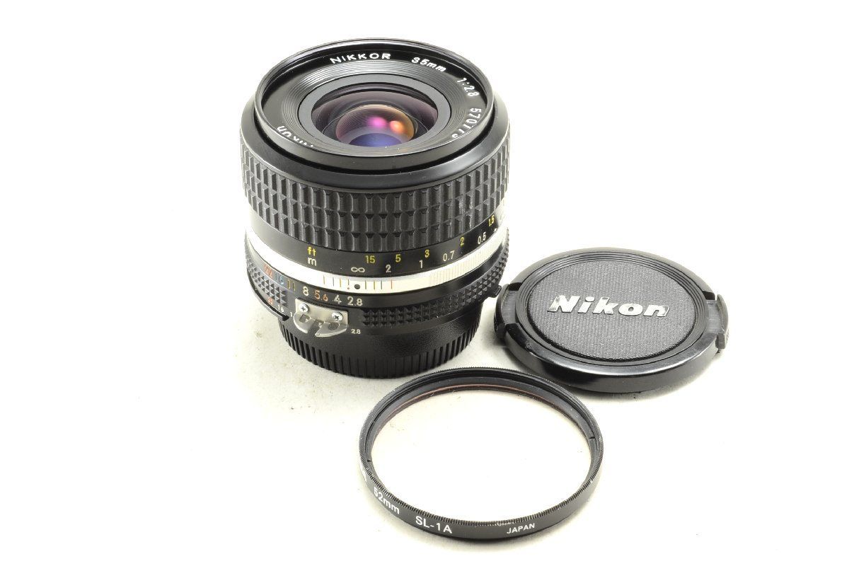 Nikon ai-s nikkor 35mm f2.8 比較的綺麗です。-