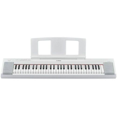 【未使用品】ヤマハ　YAMAHA　電子キーボード NP-15WH ホワイト YAMAHA YAMAHA NP-15WH ホワイト 61鍵盤キーボード ヤマハ