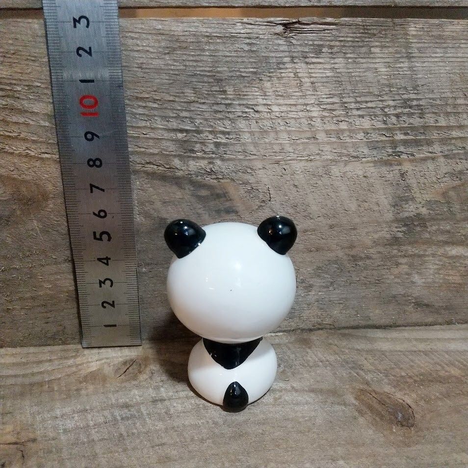 内藤ルネ バンビ 昭和レトロ ビンテージ 陶器製 最終値下げ 昭和レトロ 内藤ルネ パンダ貯金箱 ルネパンダ 陶器