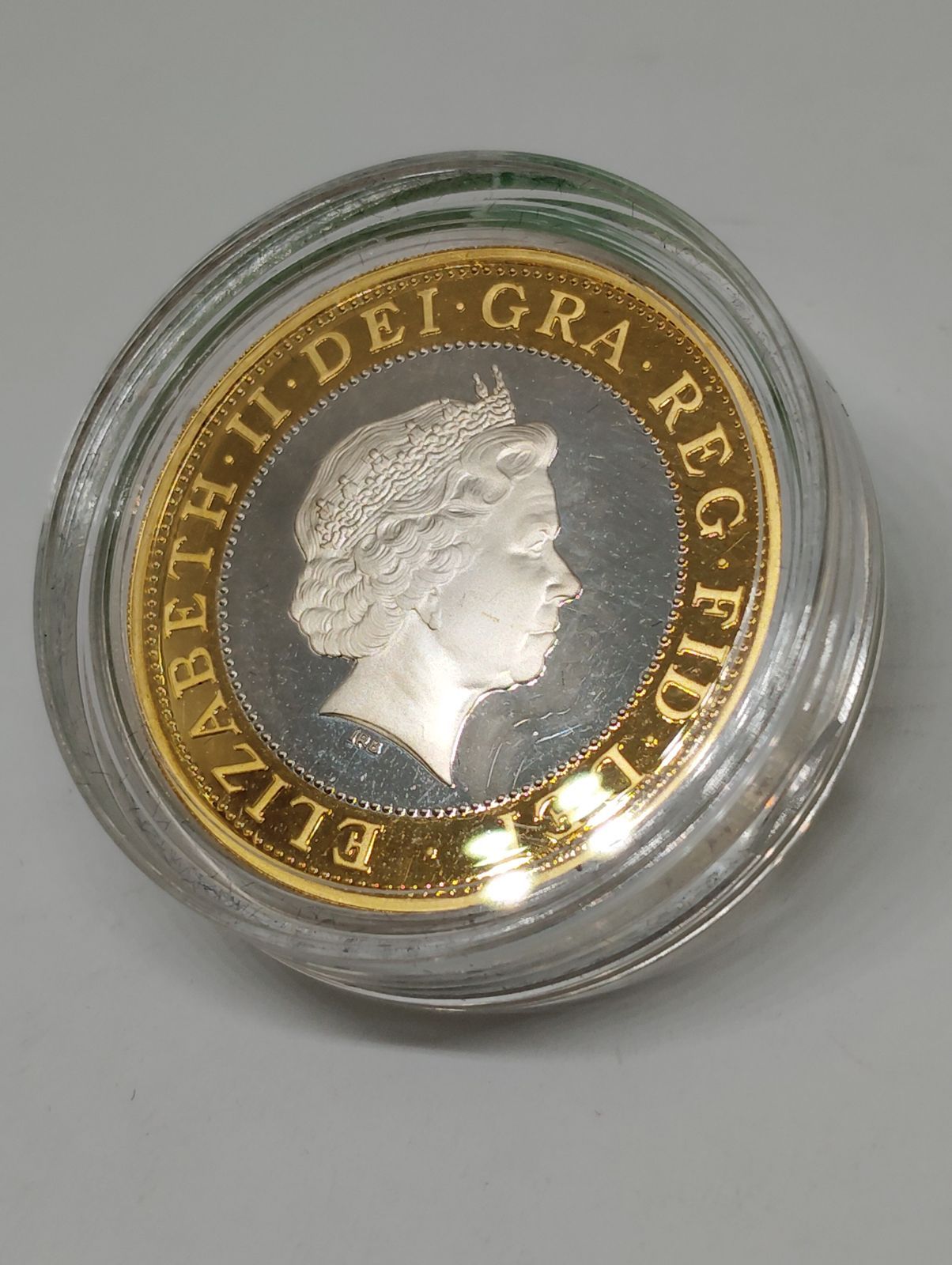 0901H07】 イギリス 2ポンド硬貨 1998年 シルバープルーフ 銀貨
