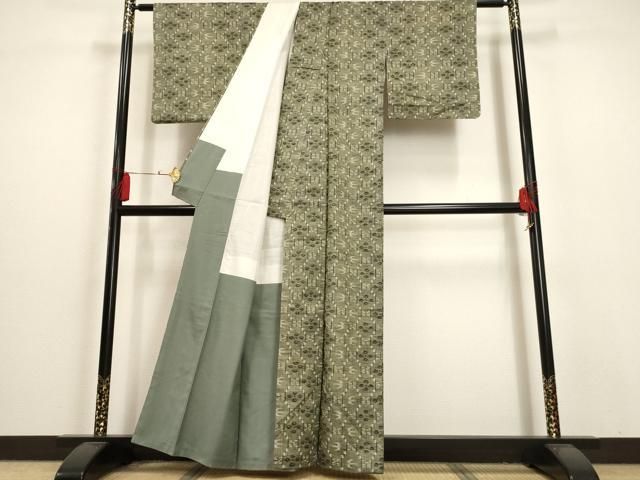 平和屋着物□上質な紬 琉球絣文様 正絹 逸品 AAAU1014iu - メルカリ 
